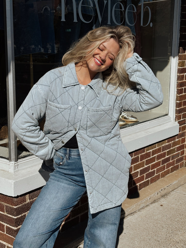 Harbour Quilted Denim Jacket