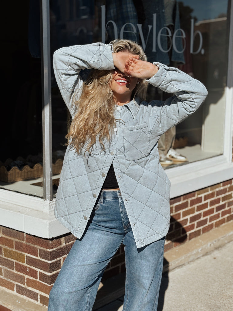 Harbour Quilted Denim Jacket