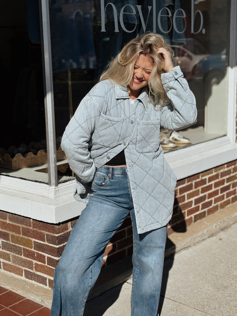 Harbour Quilted Denim Jacket
