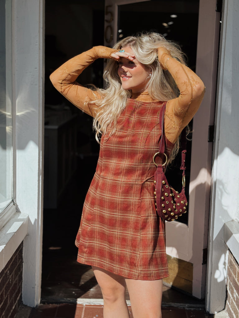 Delicate Grace Lace Top - Mustard