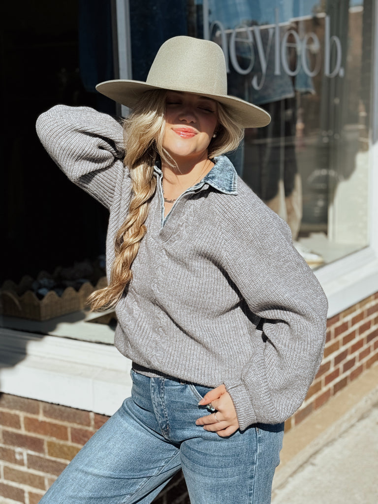 Stonewash Pullover Sweater