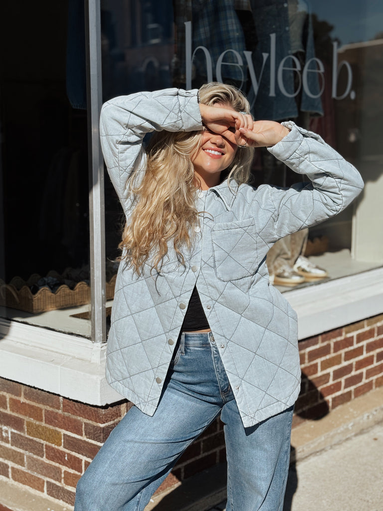 Harbour Quilted Denim Jacket