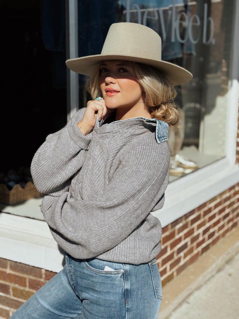 Stonewash Pullover Sweater