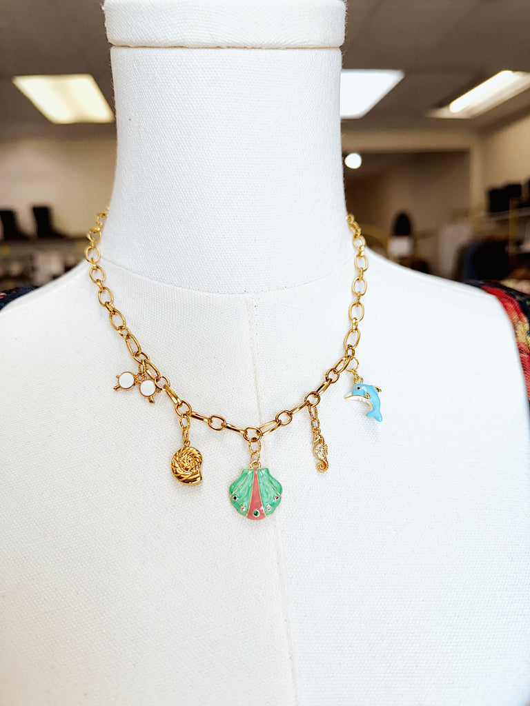 Beach Bliss Charm Necklace