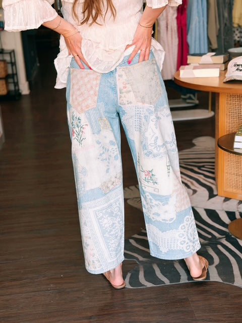 Party Patchwork Pants