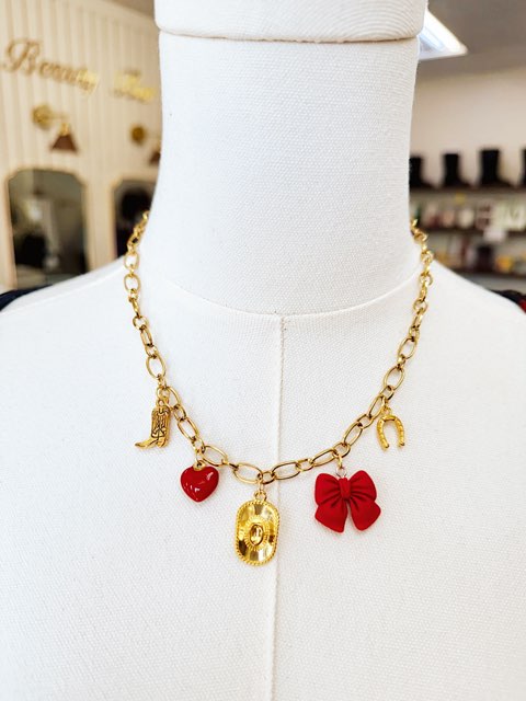 Hello Darling Charm Necklace
