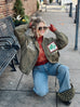 Roping Rodeo Bomber Jacket- Green