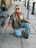 Roping Rodeo Bomber Jacket- Green