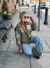 Roping Rodeo Bomber Jacket- Green
