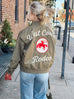 Roping Rodeo Bomber Jacket- Green