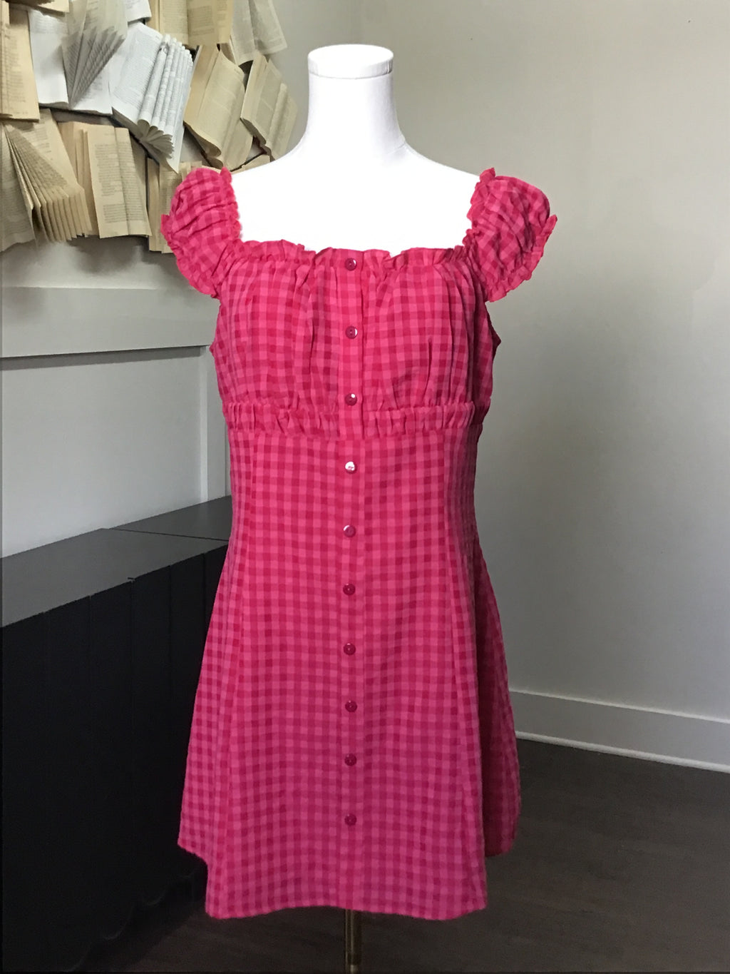 Calling It Spring Dress - Fuchsia