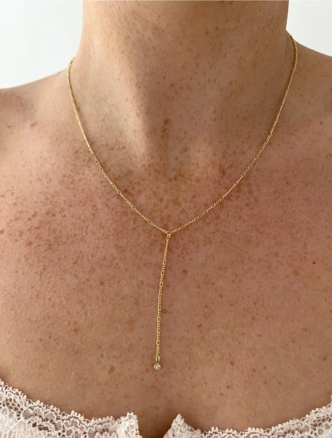 ALV Diamond Drop Necklace