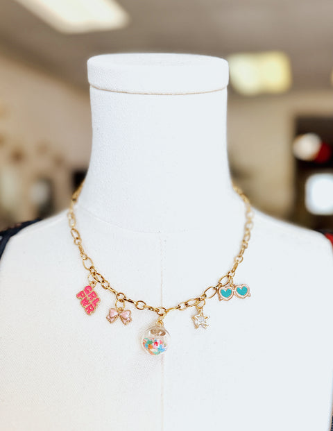 Pop of Joy Charm Necklace