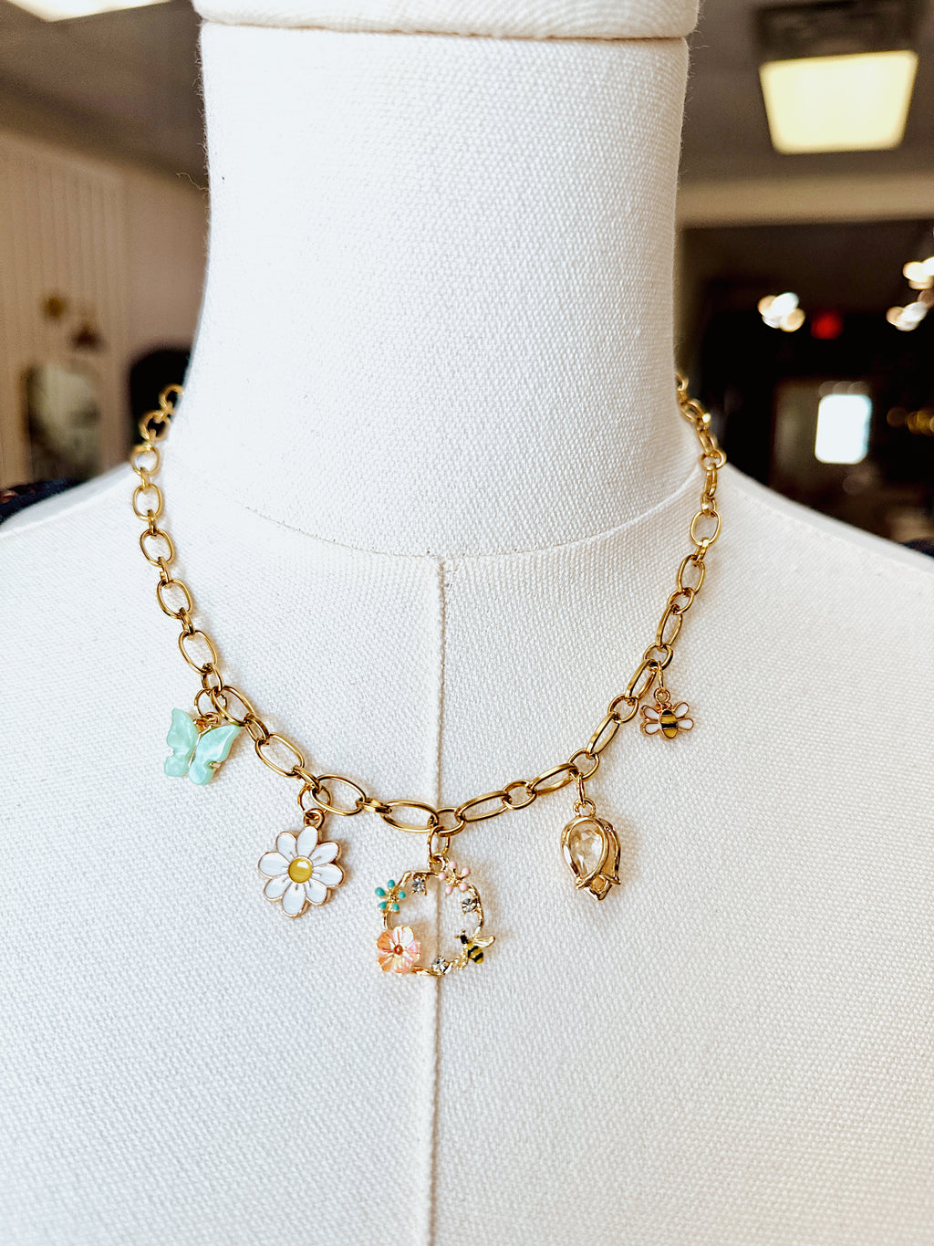 Wildflower Wishes Charm Necklace