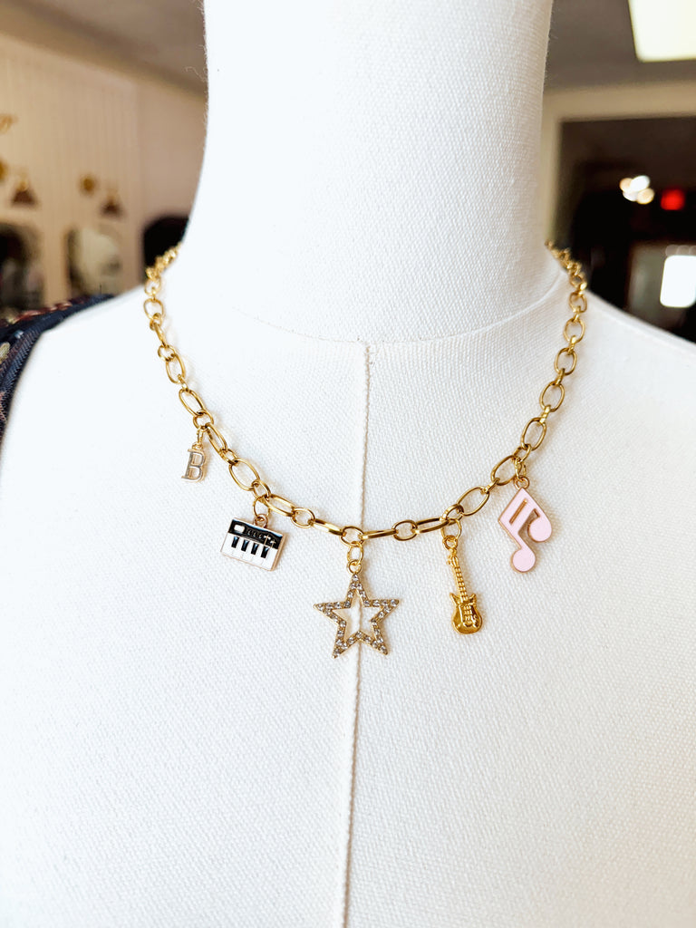 Chasing Melodies Charm Necklace