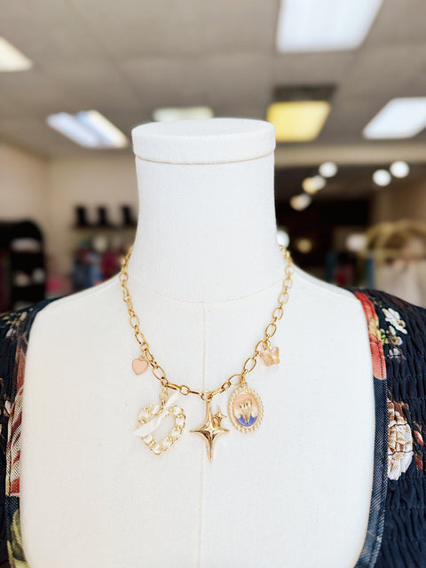 Flower Fields Charm Necklace