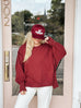 Knowing You Sweatshirt - Burgundy