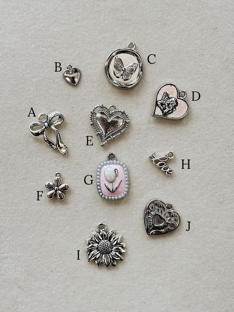 Simply Silver Charms