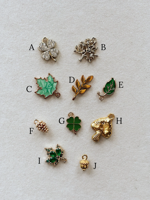 Leafy Treasures Charms