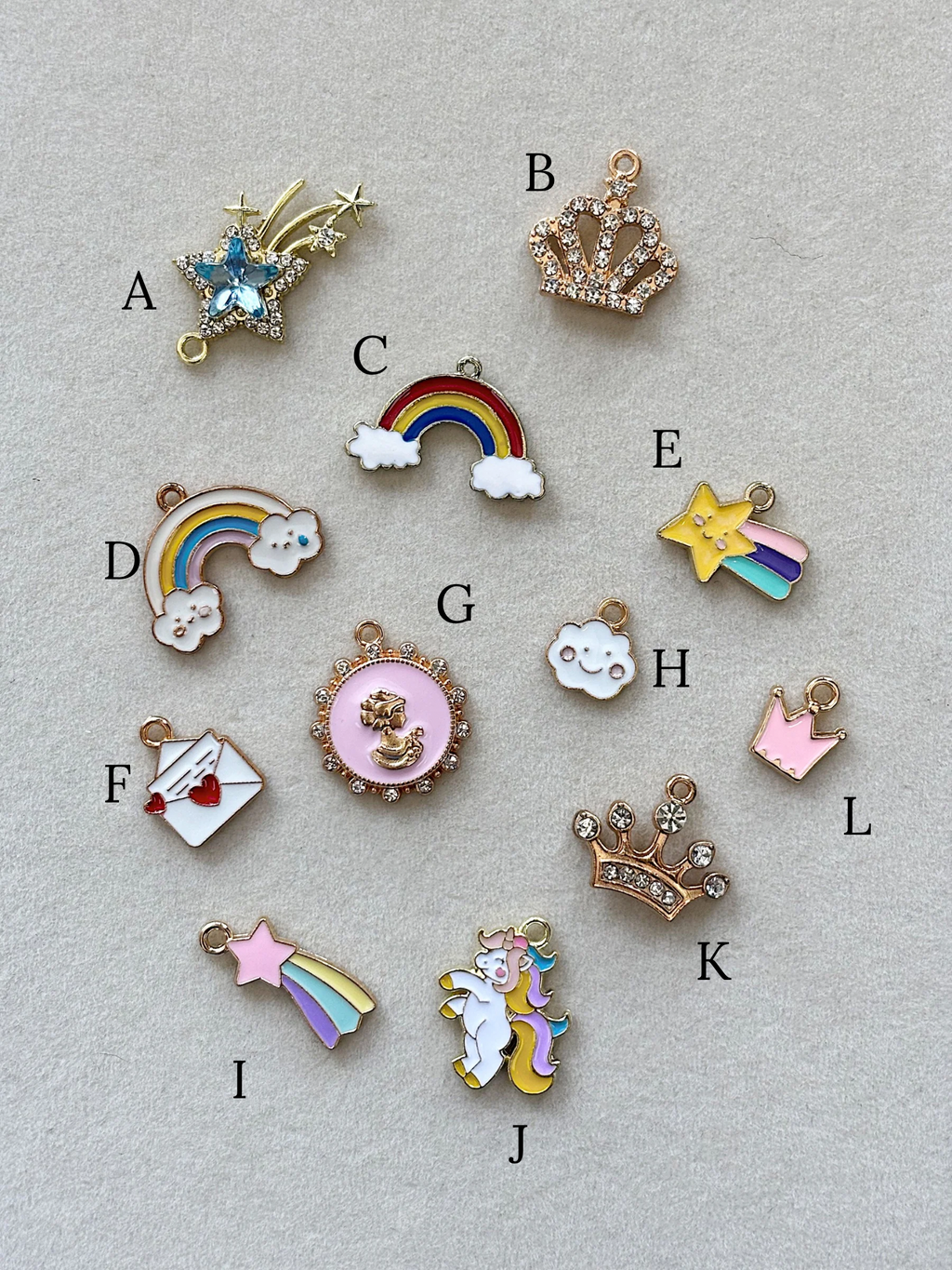 Princess Picks Charms