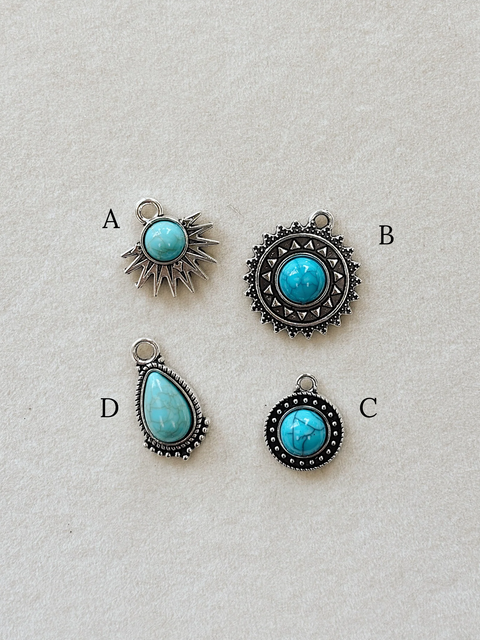 Turquoise Treasures Charms