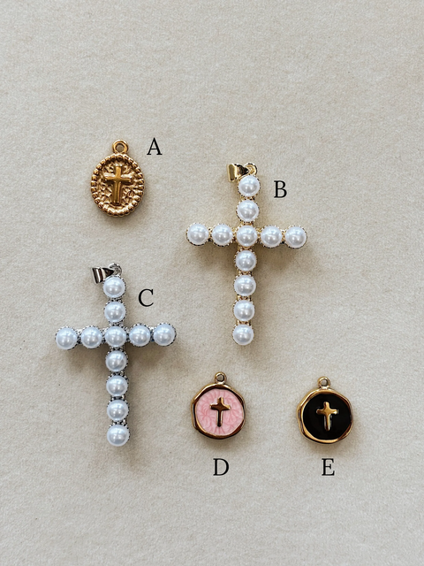 Anchored In Faith Charms
