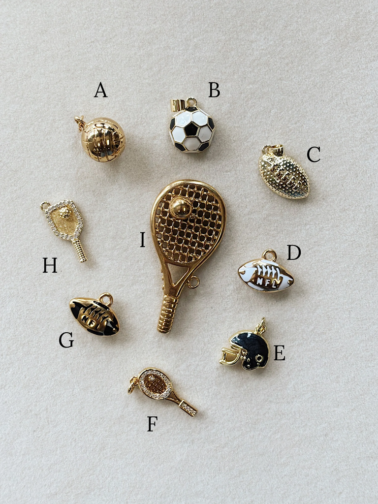 Game Day Goals Charms