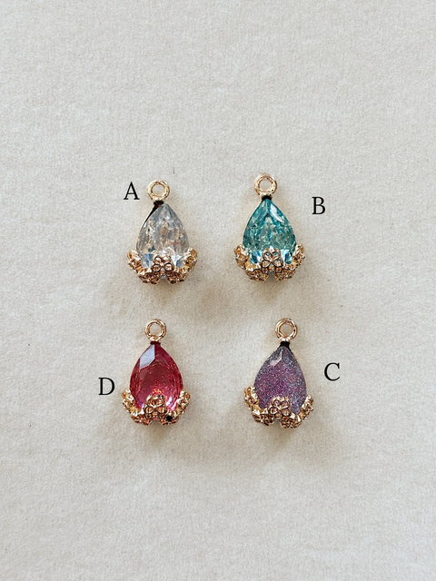 Princess Gemstone Charm