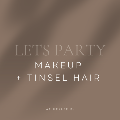 Let's Party Makeup + Tinsel