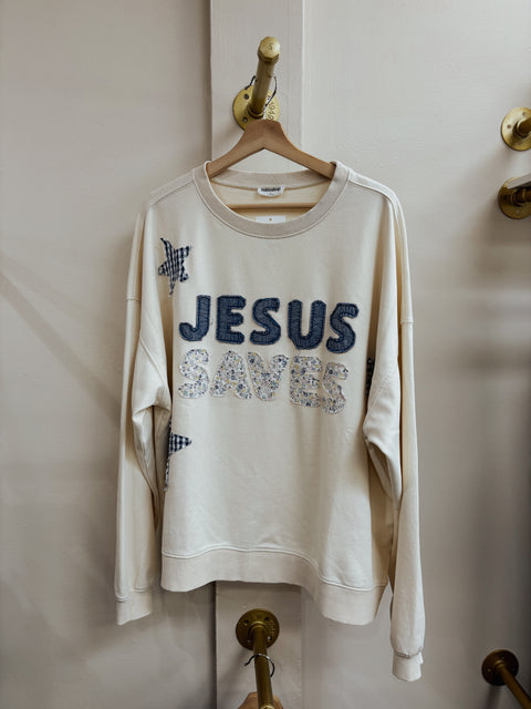 Jesus Saves Sweatshirt