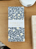 Sticky Note Set - French Blue Floral