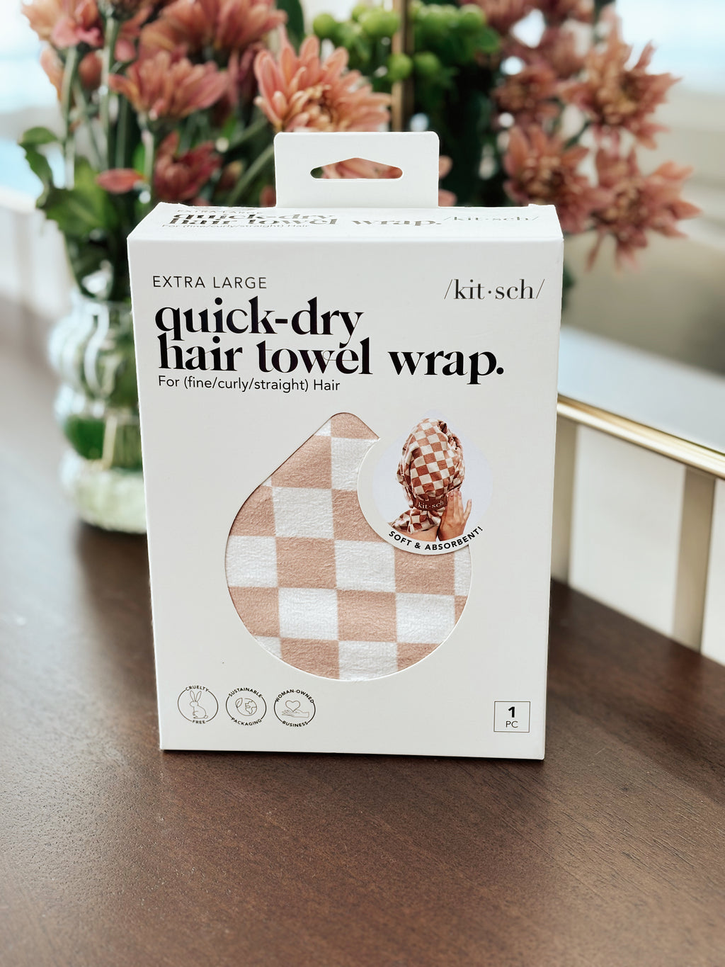 Kitsch - XL Quick Dry Hair Towel