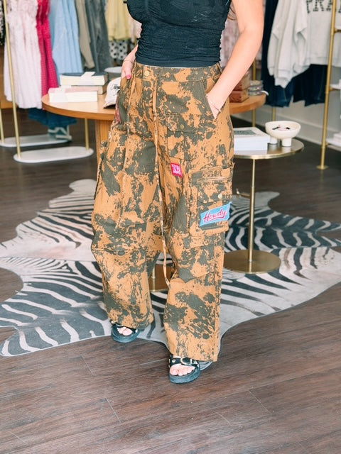 Patch Pants - Brown