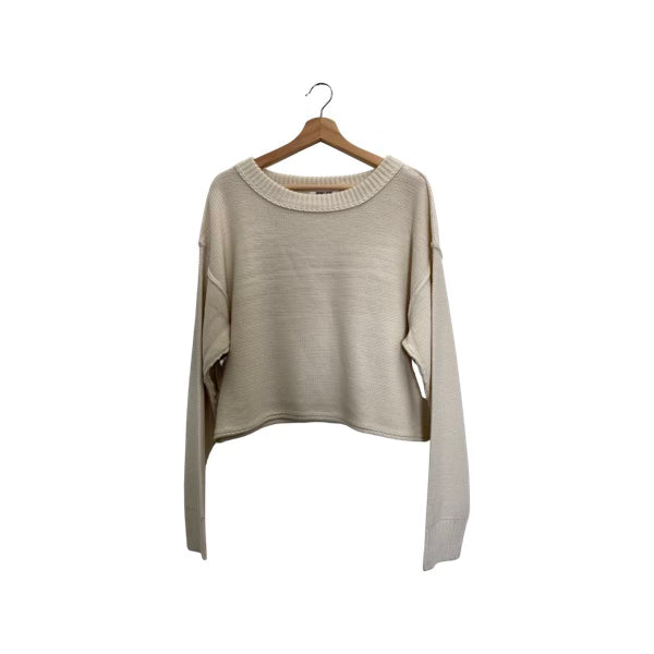 Everywhere You Go Sweater- Cream