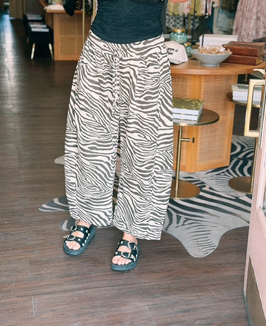 Brown/Beige Zebra pants C70737A