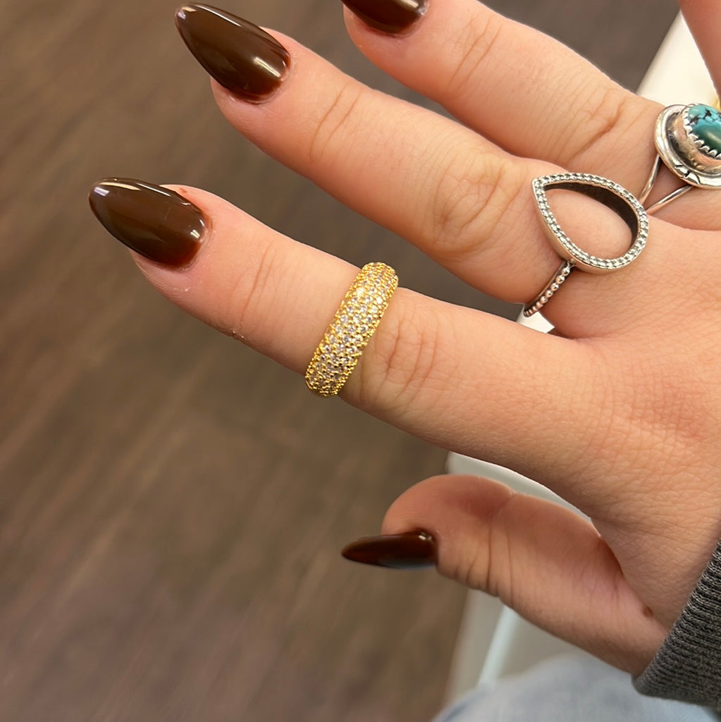 Pave Bubble Ring