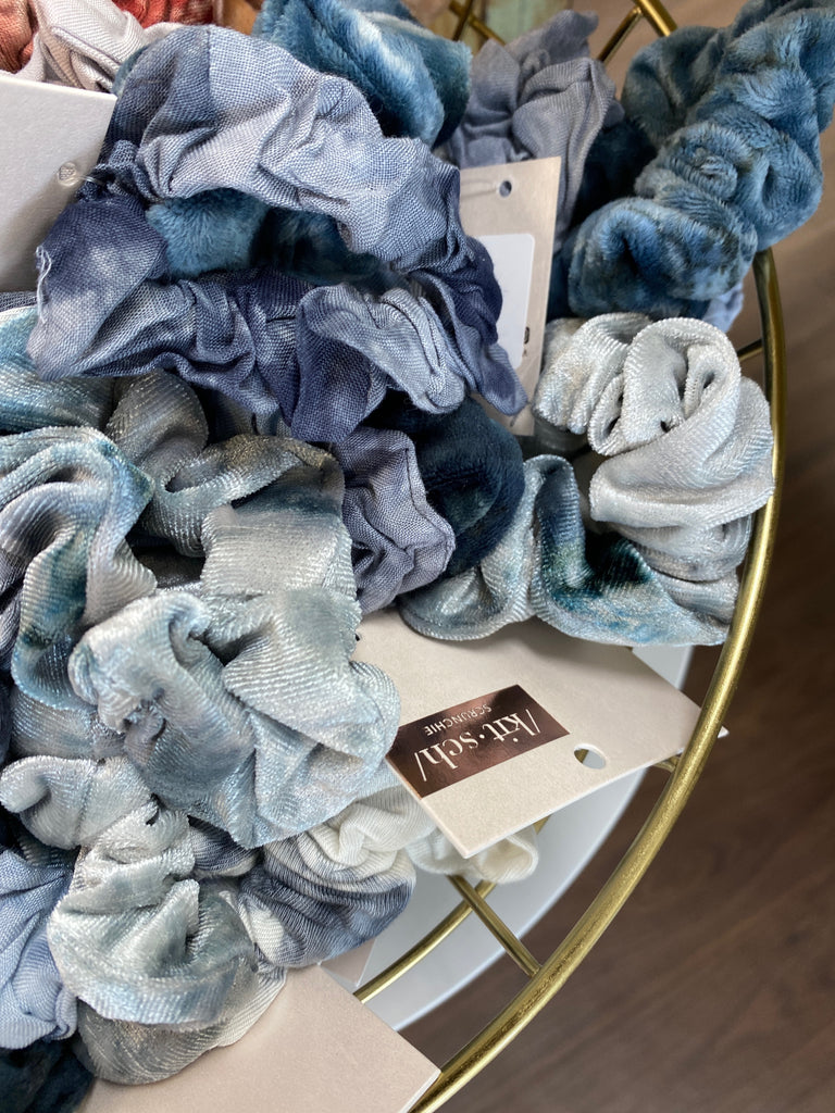 Tie Dye Scrunchie Pack - Slate